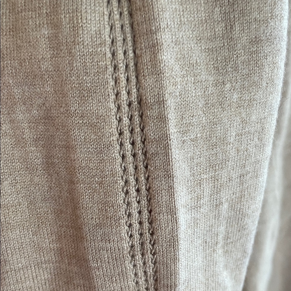 🫶 White House Black Market Soft Beige Cowl Neck Sweater - Picture 9 of 11